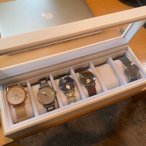 Various MVMT Watches and Watch Collector Case